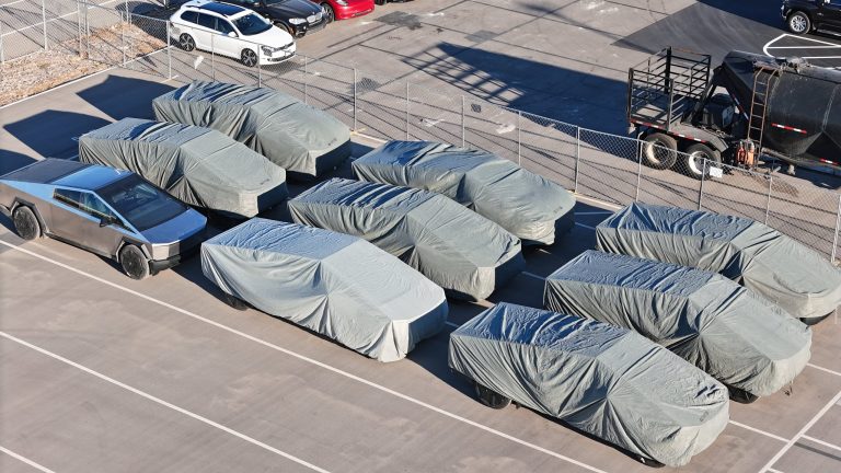 Nine Tesla Cybertrucks seen at Giga Texas ahead of Q3 earnings call