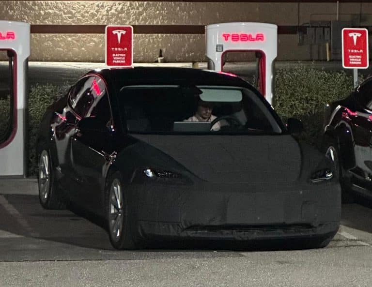 Tesla’s Model 3 Highland spotted again in the U.S., this time covered