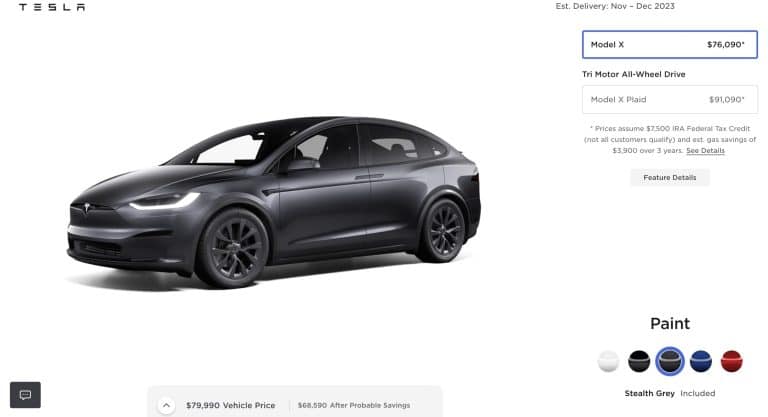 Tesla launches Stealth Grey for Model S/X