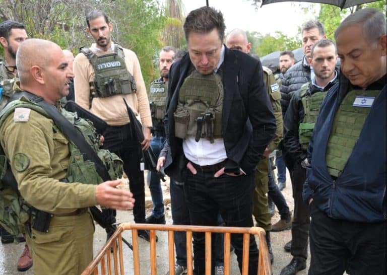 Elon Musk visits areas ravaged by Hamas attack with Prime Minister in Israel visit