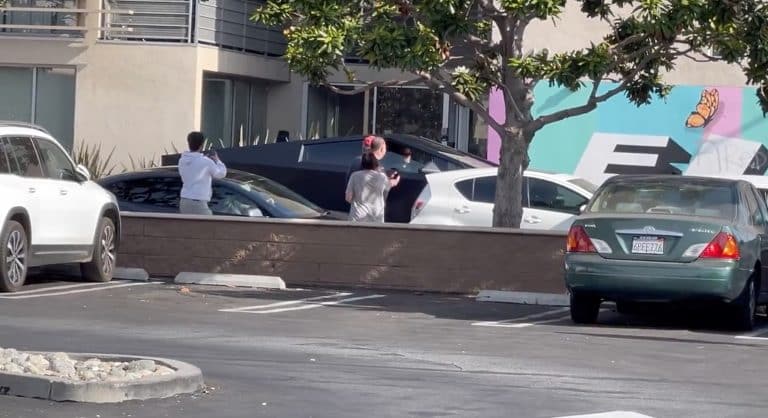 Tesla Design Chief Spotted Behind the Wheel of Matte Black Cybertruck