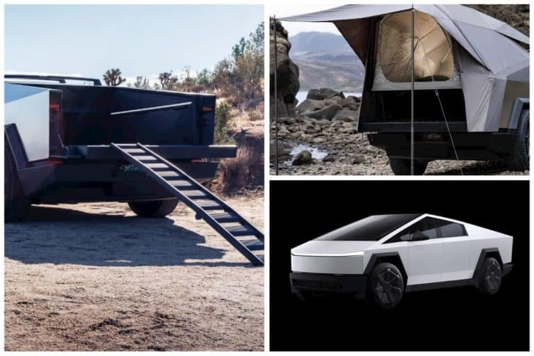 Tesla Introduces Cybertruck Accessories: BaseCamp, Wraps, and Additional Options
