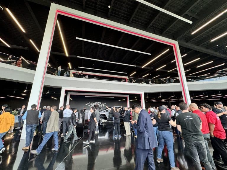Inside Gigafactory Texas: Initial Glance at the Tesla Cybertruck Delivery Event