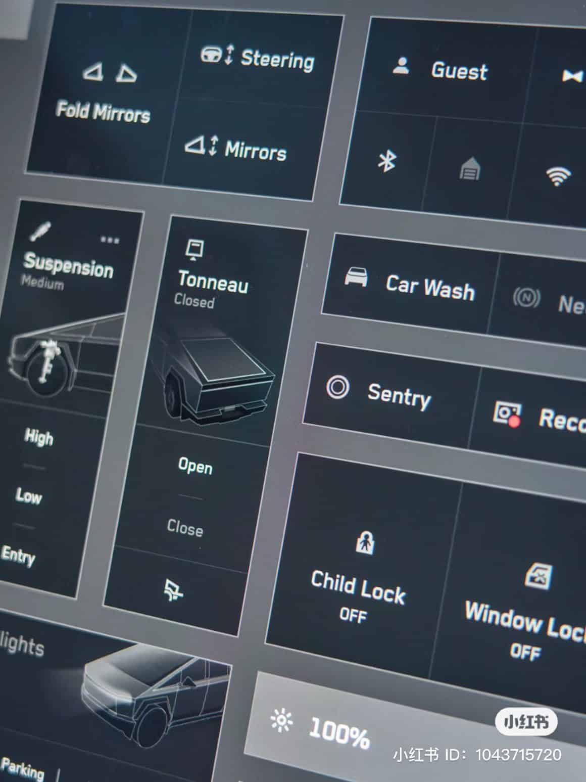 Cybertruck Gui Closer Look of Tesla Cybertruck UI and Interior in New Images ...