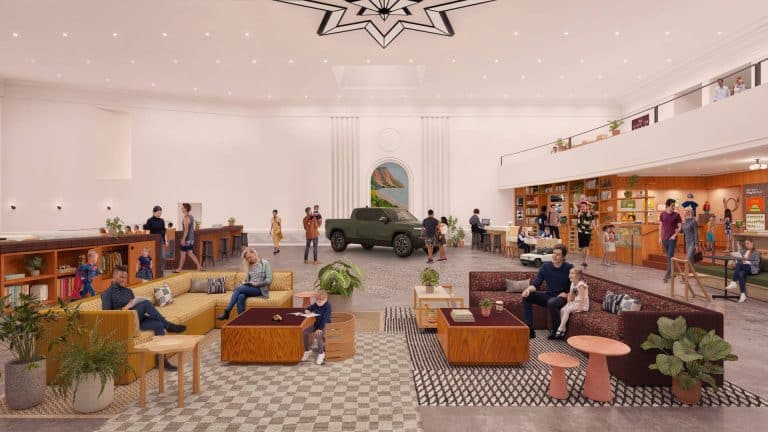 Rivian Unveils Historic Theater as a Flagship Retail Location