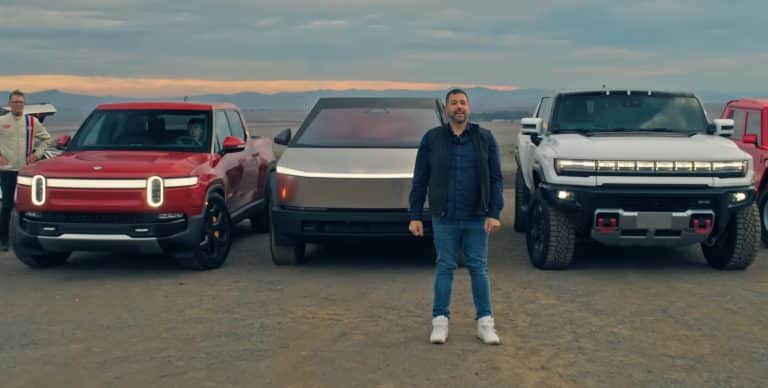 Review: Tesla Cybertruck Faces Off Against Rivian R1T and Hummer EV
