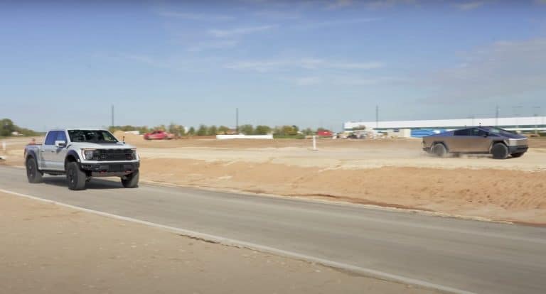 Unleashing Power and Innovation: Tesla Cybertruck vs. Ford F-150 Raptor R Showdown