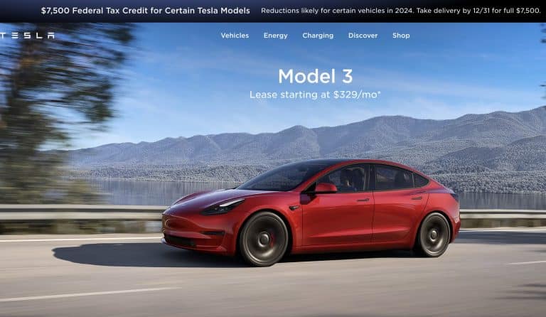 Certain Tesla Model 3 Configurations to Face a $7,500 Reduction in Tax Credit by 2024