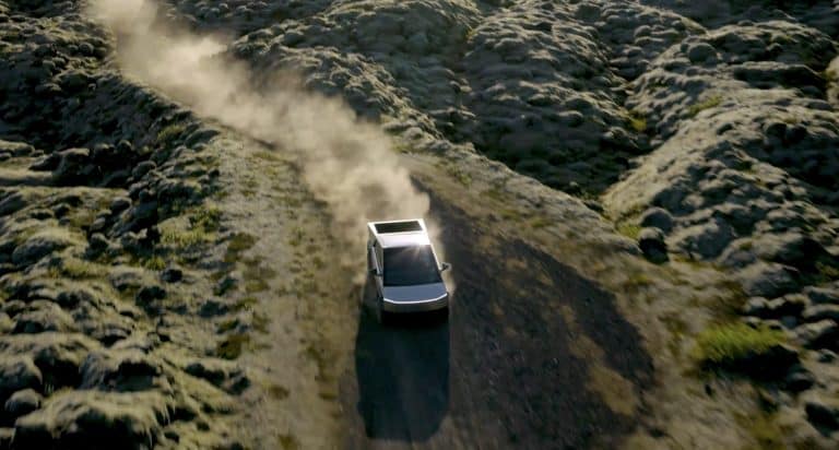 Tesla Cybertruck Appears Like Real-Life CGI in Aerial Promotional Video