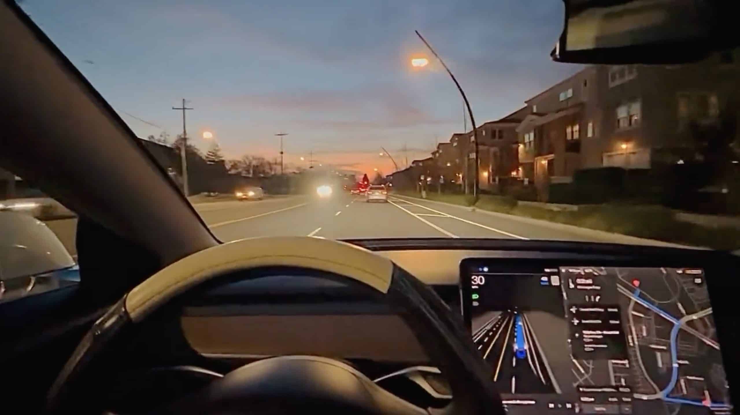 Tesla Begins Deployment Of Full Self Driving Beta V12 1 1 To Employees