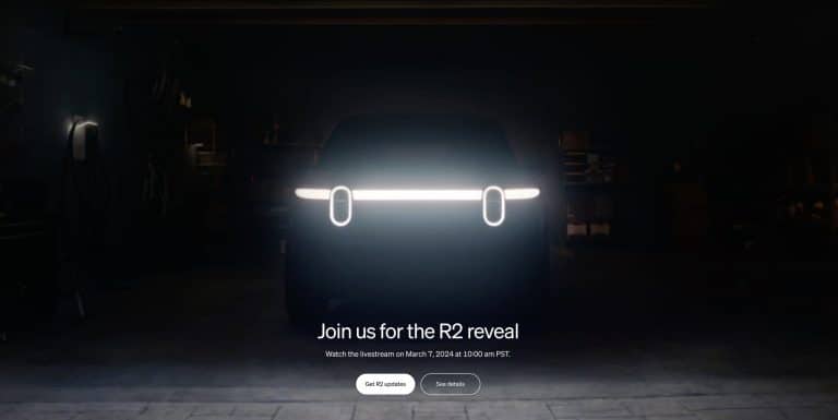 Rivian Teases R2 Lights and Silhouette, Unveils Event Details