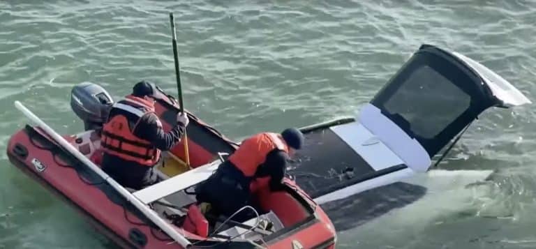Toyota bZ4X Driver Forgets to Shift to Park, Leading EV into Tragic Swim