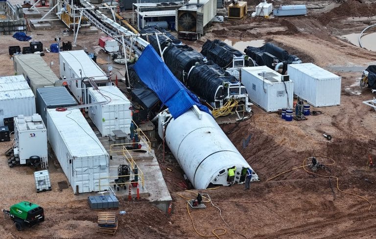 Prufrock 3 by The Boring Company Ready to Dig at Tesla Giga Texas