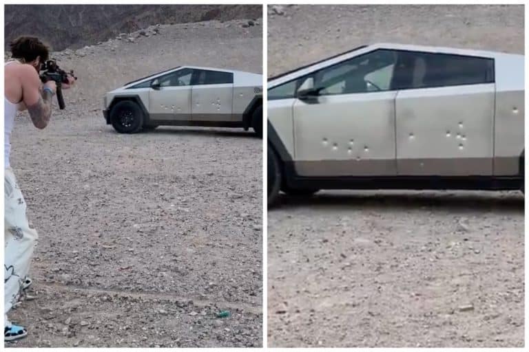 Another Firearm Test Validates Tesla Cybertruck’s Remarkable Strength