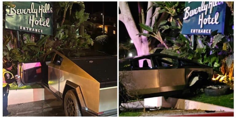 Tesla Cybertruck Involved in Valet Mishap in Los Angeles