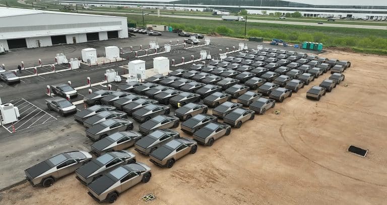 Approximately 380 Cybertrucks Spotted at Tesla’s Giga Texas