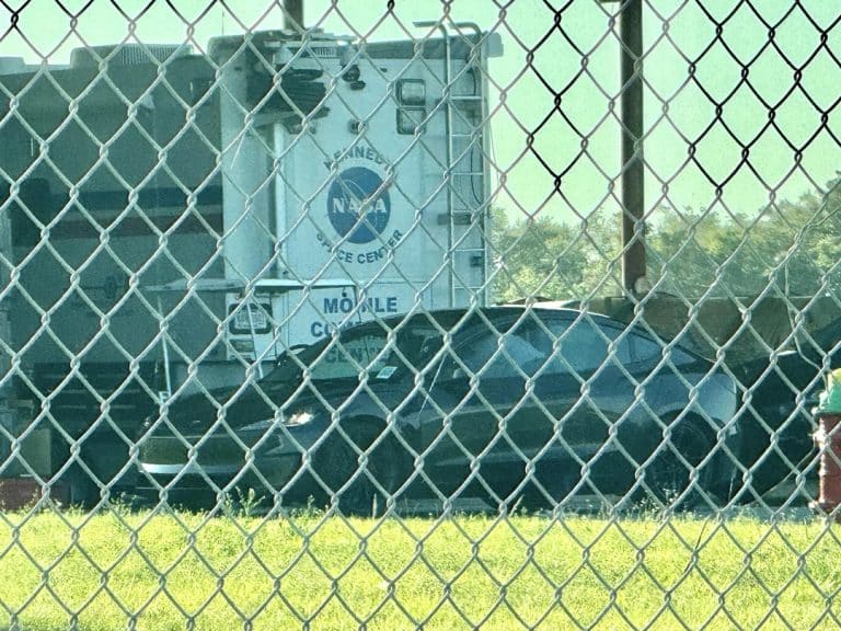 Upgraded Tesla Model 3 Performance Discovered at Kennedy Space Center