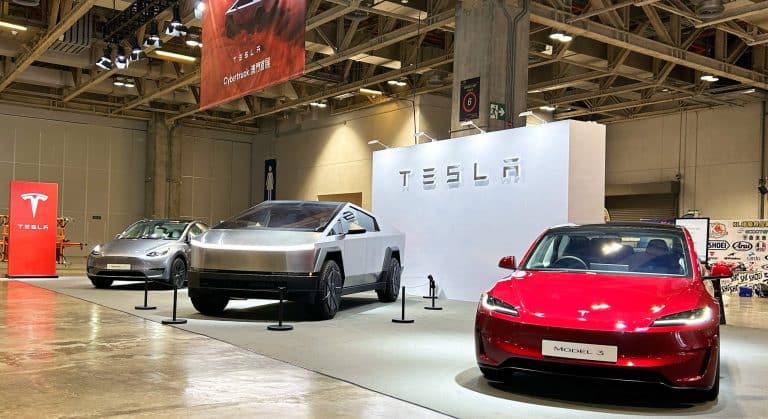 Tesla Takes Center Stage at Macau Mobility Expo with Model 3 Performance and Cybertruck
