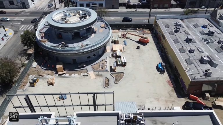 Tesla’s Innovative Drive-In Theater and Diner: A Sneak Peek into the Future of Entertainment and Charging