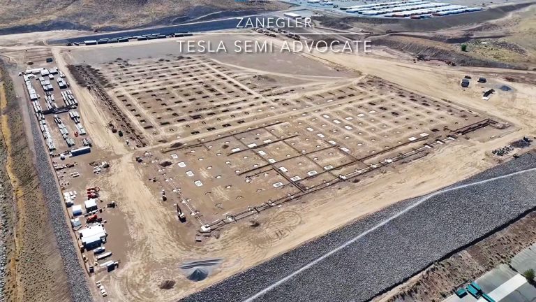 Breaking Ground: Tesla’s Semi Factory Near Giga Nevada Unfolds