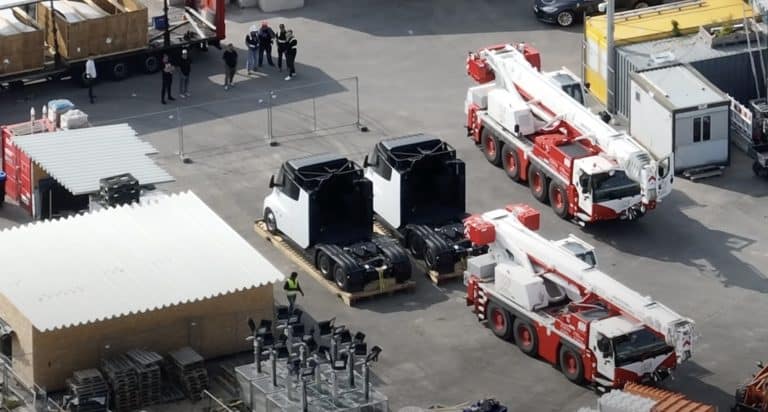 Tesla’s Electric Titans: The Arrival of the Tesla Semi at Giga Berlin