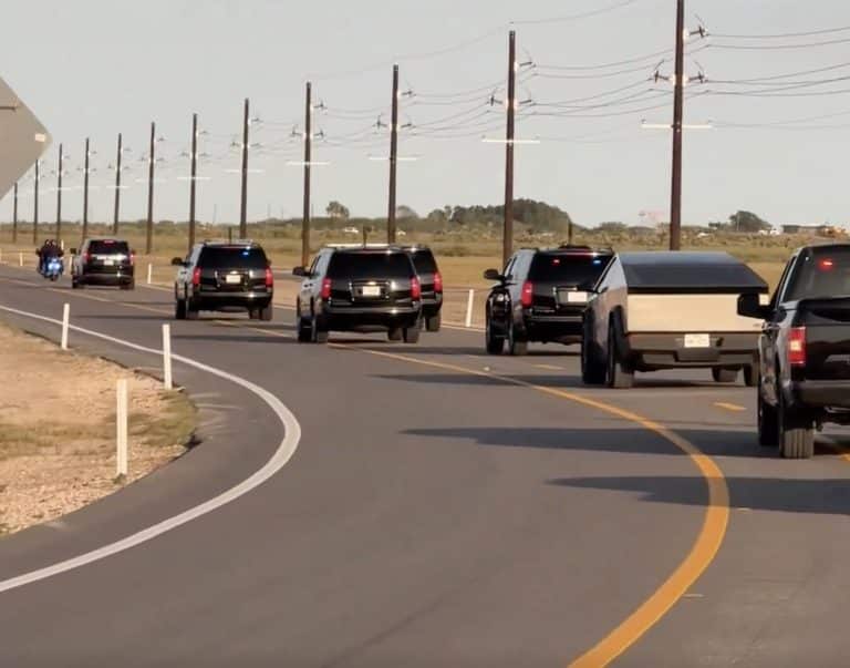 Tesla Cybertruck’s Historical Presence in Trump’s Motorcade