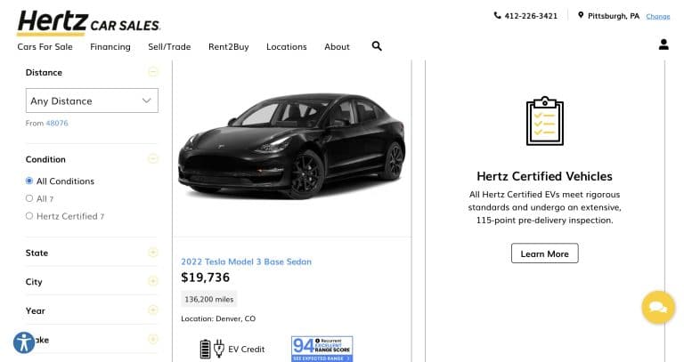 Should You Buy a Used Tesla from Hertz?