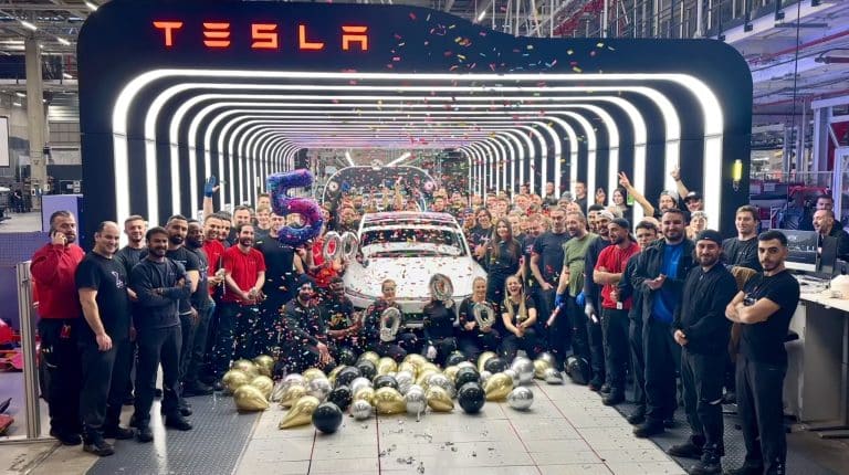 Tesla Giga Berlin Celebrates 500,000th Model Y Production