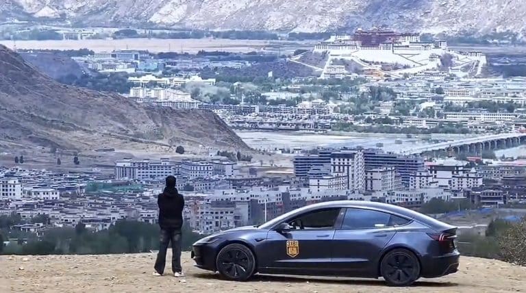 Conquering Heights: Tesla Model 3’s Epic FSD Journey to Everest Base Camp