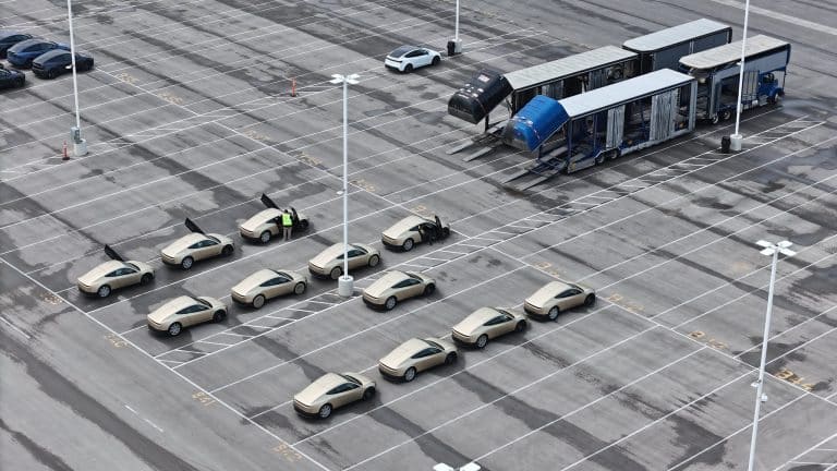 Tesla’s Cybercab Revolution Accelerates: Over 30 Units Spotted at Giga Texas as April Production Looms