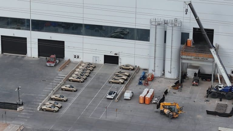 Tesla’s Cybercab Hits Warp Speed: Drone Footage Reveals 25 Units at Giga Texas as Production Surges Ahead of Schedule