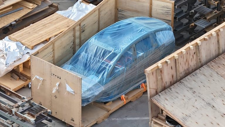 Mysterious Model Y L Body-in-White Prototype Crated at Giga Texas: Signs of Imminent US Production Ramp-Up?