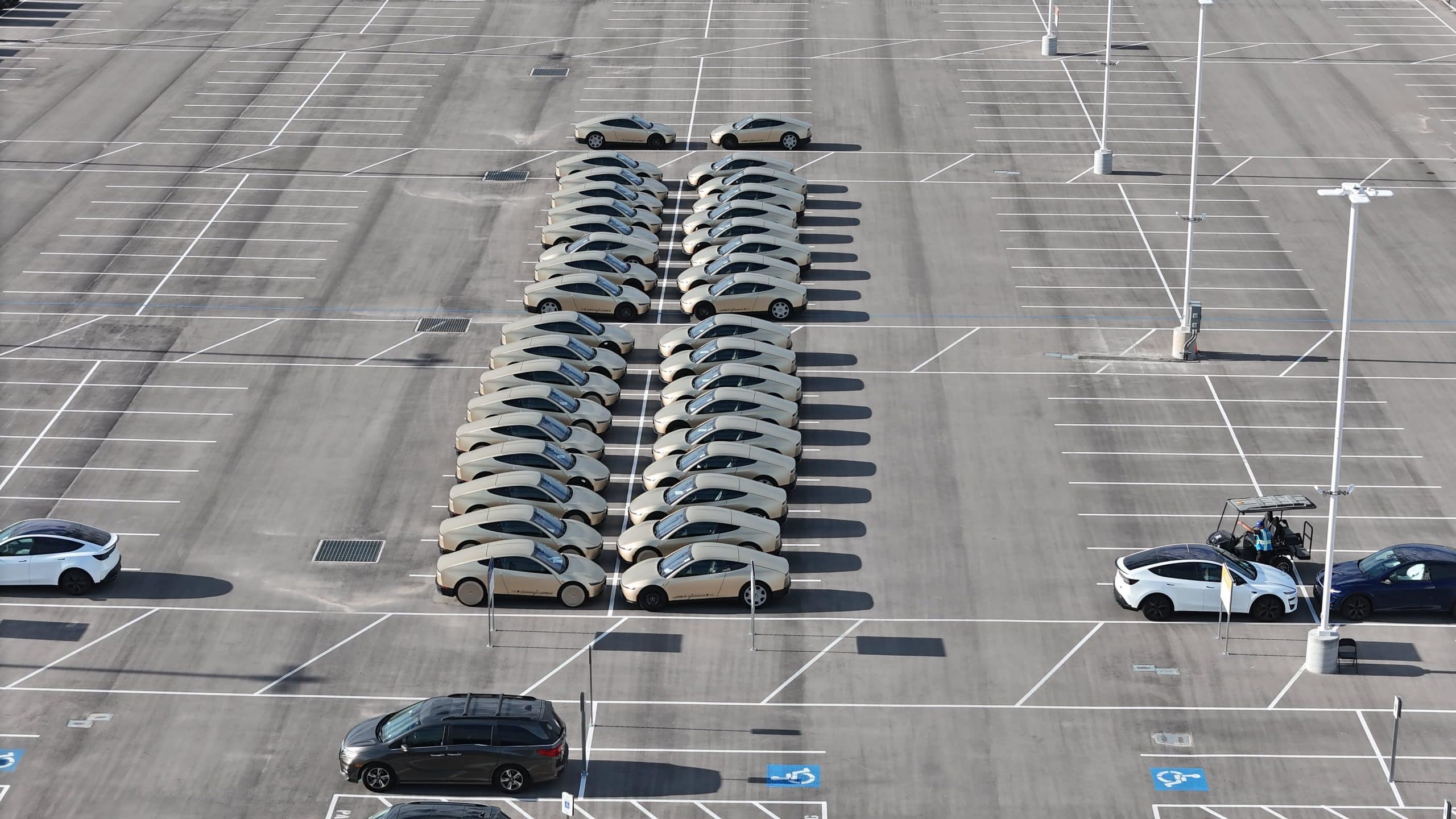 Tesla's Cybercab Revolution Accelerates: Record 60 Units Spotted at ...